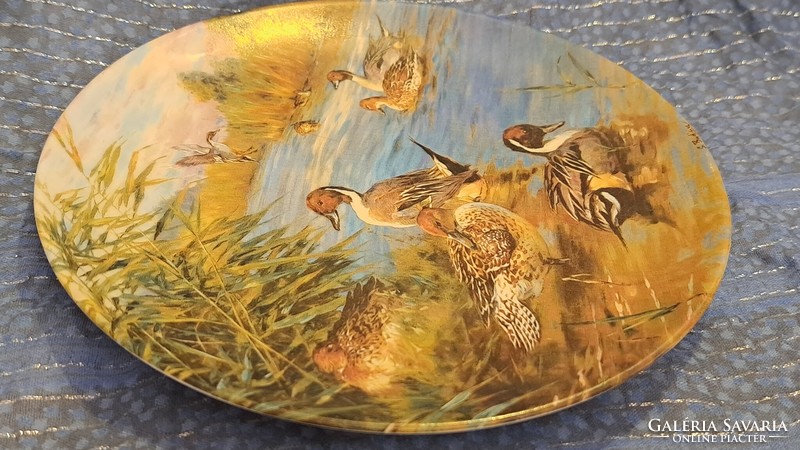 Wild duck porcelain plate, hunter wall plate 2 (l3822)