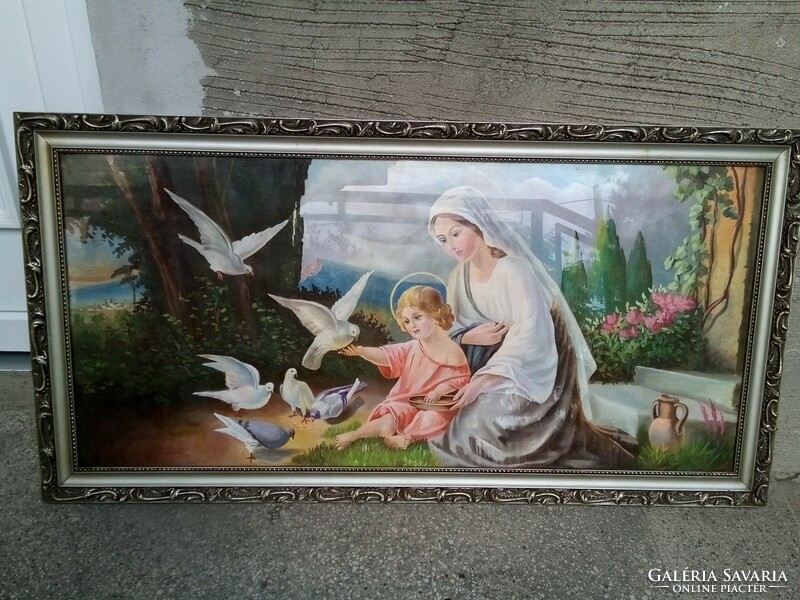 Antique old icon painting