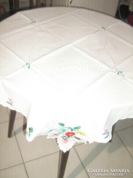Beautiful hand-embroidered Kalocsa tablecloth