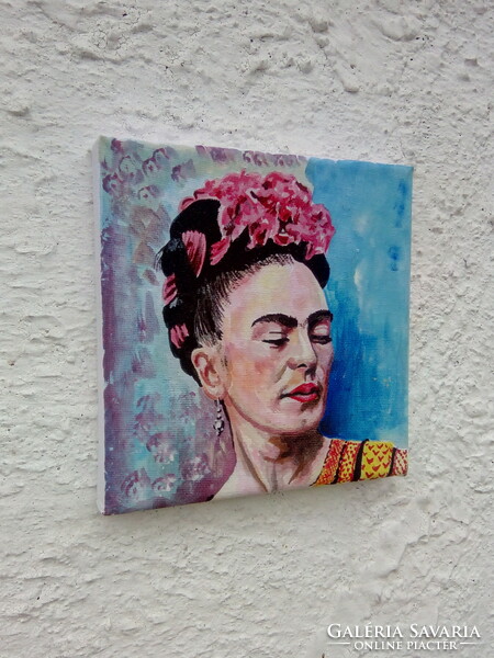 Frida Kahlo portrait painting