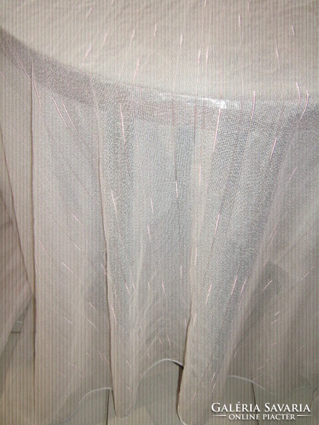 Special curtain woven with beautiful pink thread