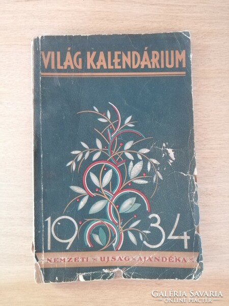 VILÁG KALENDÁRIUM 1934