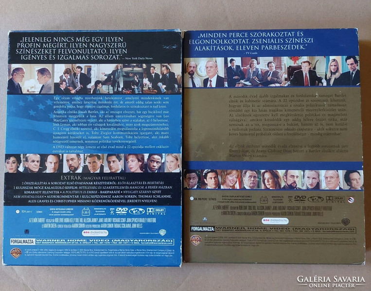 Elnök emberei DVD filmsorozat, első két évad  (Akár INGYENES szállítással)