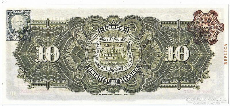 Mexico 10 Mexican pesos 1910 replica