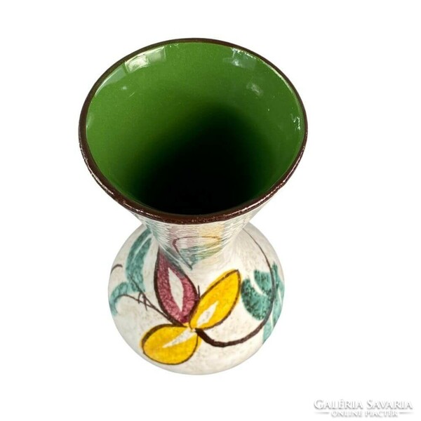 Romantikus Scheurich vintage nyaralós váza a 70-es évekből