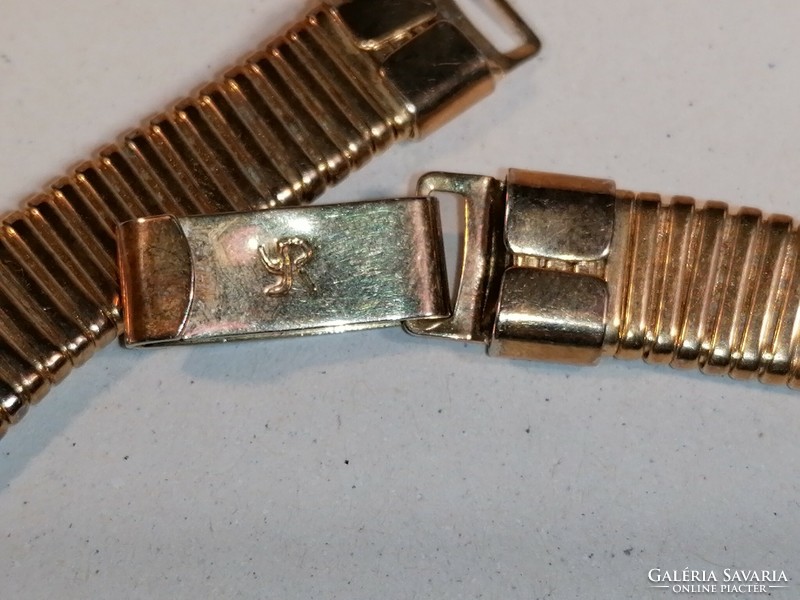 Régi arany színű "rugós" nyakék (985)