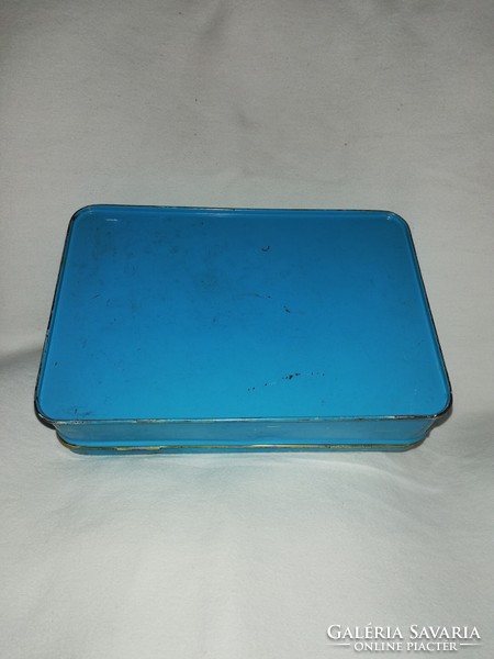 Vintage veterán egészségügyi réz doboz