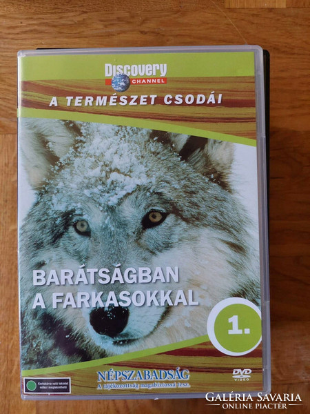 Discovery Barátságban a farkasokkal DVD film  (Akár INGYENES szállítással)