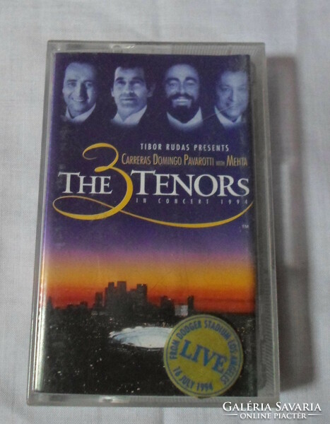 Retro kazetta 13.: The Tenors – Carreras, Pavarotti, Domingo (klasszikus zene, 1994)