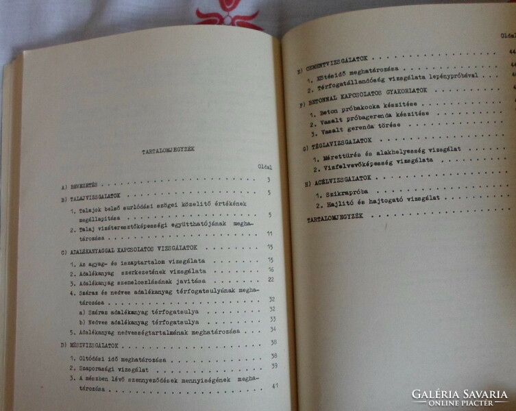 György Telekes: Workplace Materials Testing for Industrial Vocational High Schools (1972; textbook)