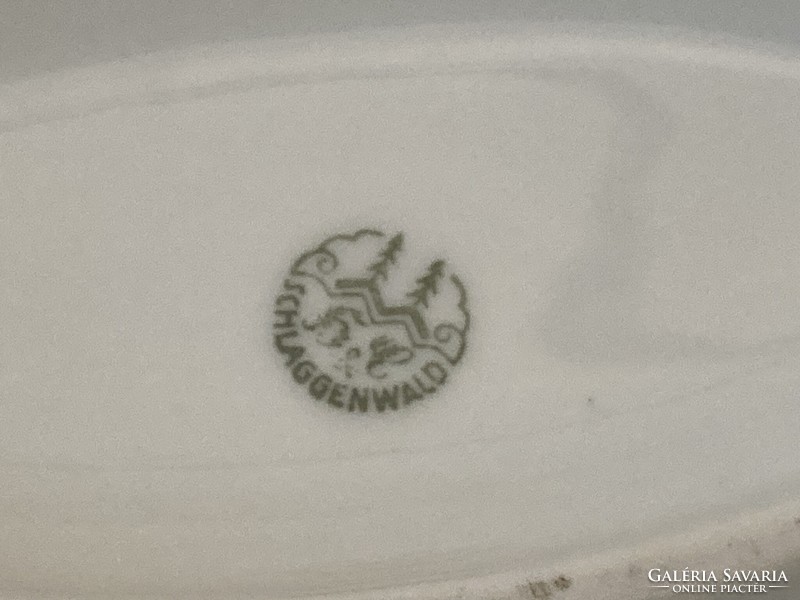 Schlaggenwald snow-white porcelain sauce bowl