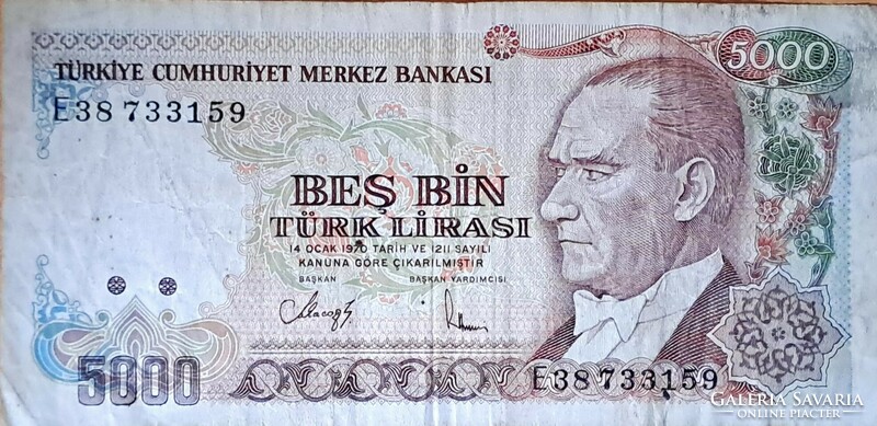5000 Török Líra