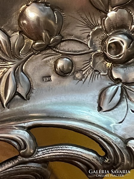 Silver figural table centerpiece