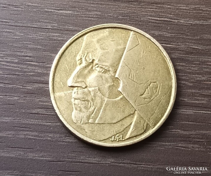 5 frank,Belgium 1986