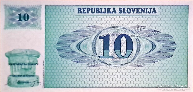 10 Szlovén Tolár (UNC)