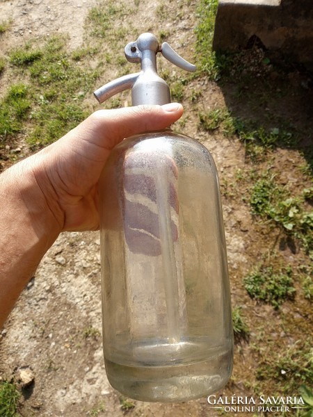 Old soda bottle, 1 liter for the municipal brewery's waste water factory in the quarry