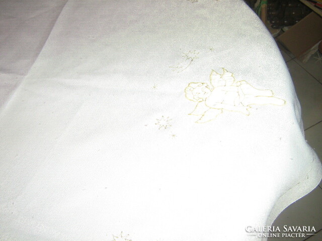 Cute pastel putto angel tablecloth
