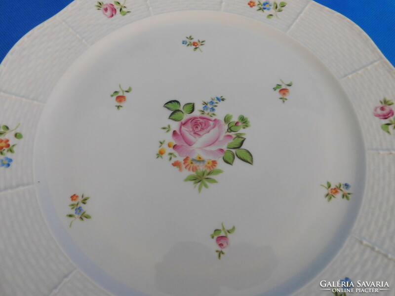 Herend rose cake plate