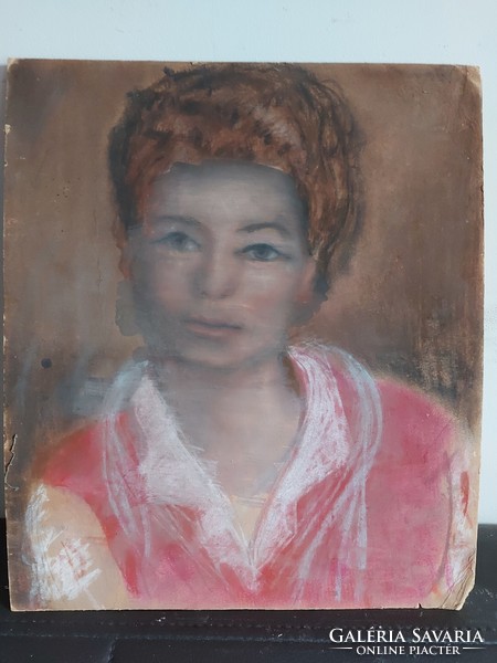 Unsigned female portrait - 520