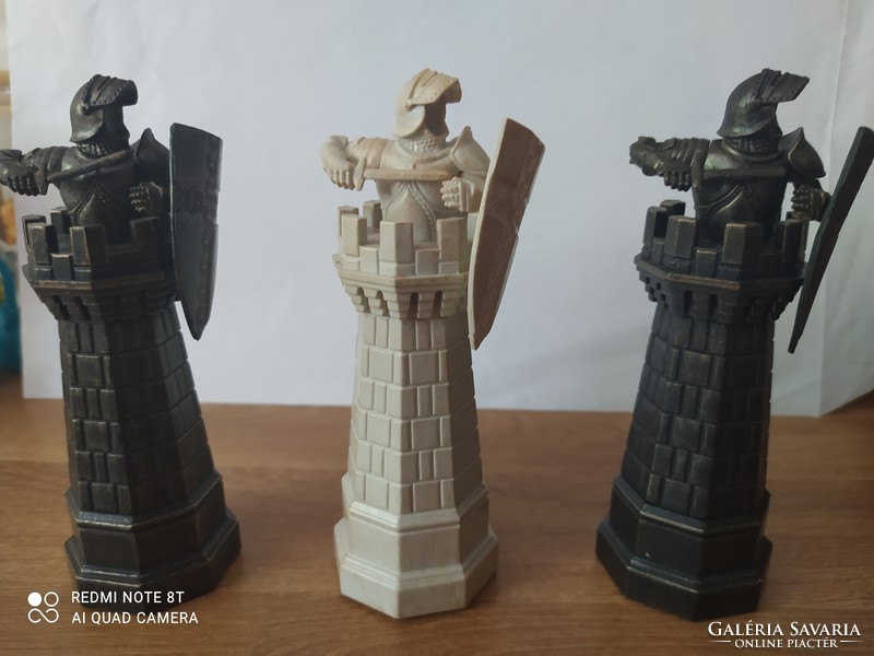 Harry potter wizard chess rook figure