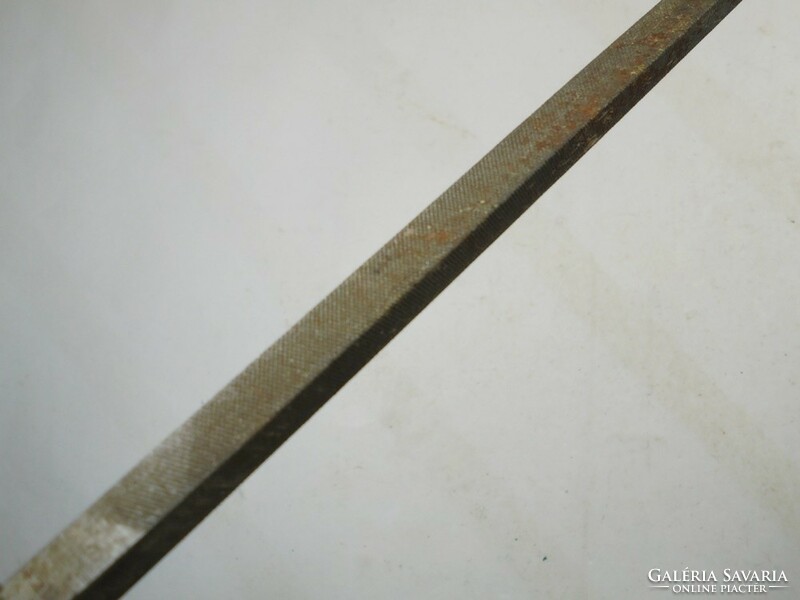 Old square metal file msz. Hungarian-made metal industry tool with markings