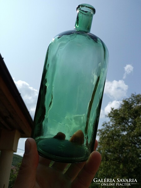 Old pharmacy, green bottle, 1000 ml