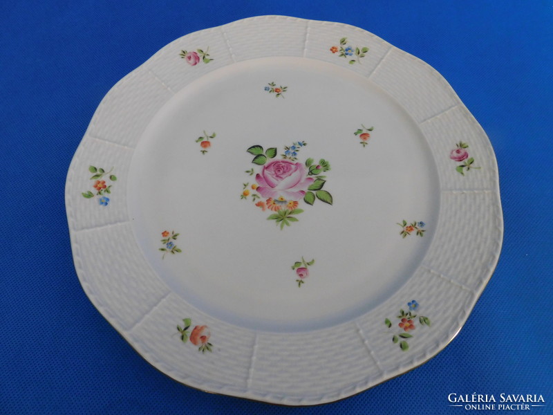 Herend rose cake plate