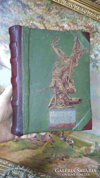 A unique rarity! Endre Vargyas: the history of freedom struggle 1848-1849 picture edition unique binding
