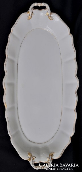 Dt/343. Huge antique alto vienna oval serving tray from 1847, museum piece