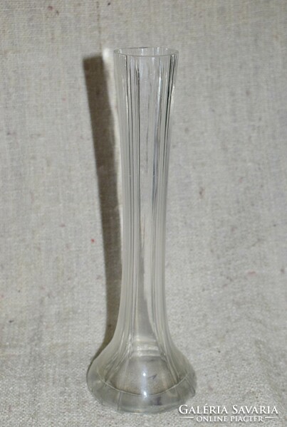 Old glass vase fiber vase, church, altar 9.3 x 9.4 x 29.7 cm