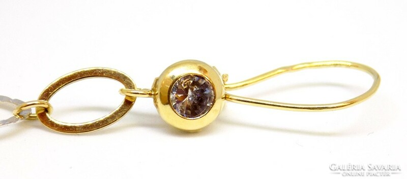 Dangling gold earrings (zal-au83038)