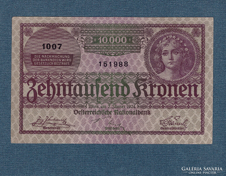 10000 Korona 1924 EF