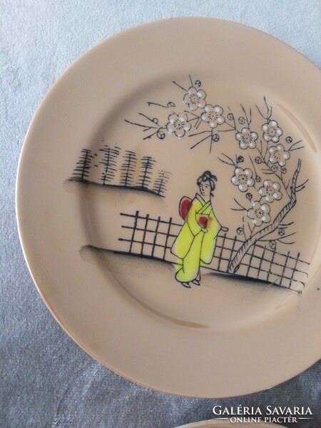 Japanese, eggshell porcelain plates / 2 pcs.