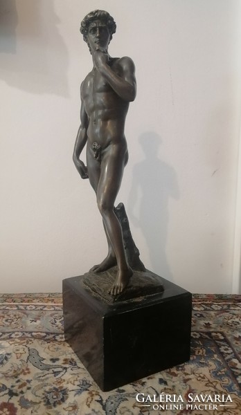 Bronze statue of David