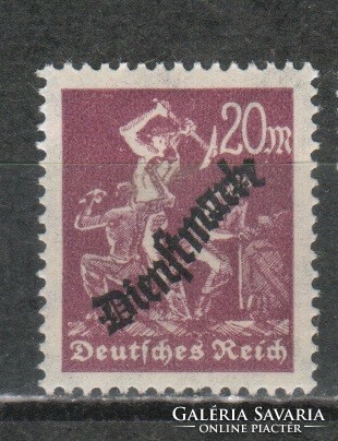 Post office reich 0093 we official 75 1.40 euros