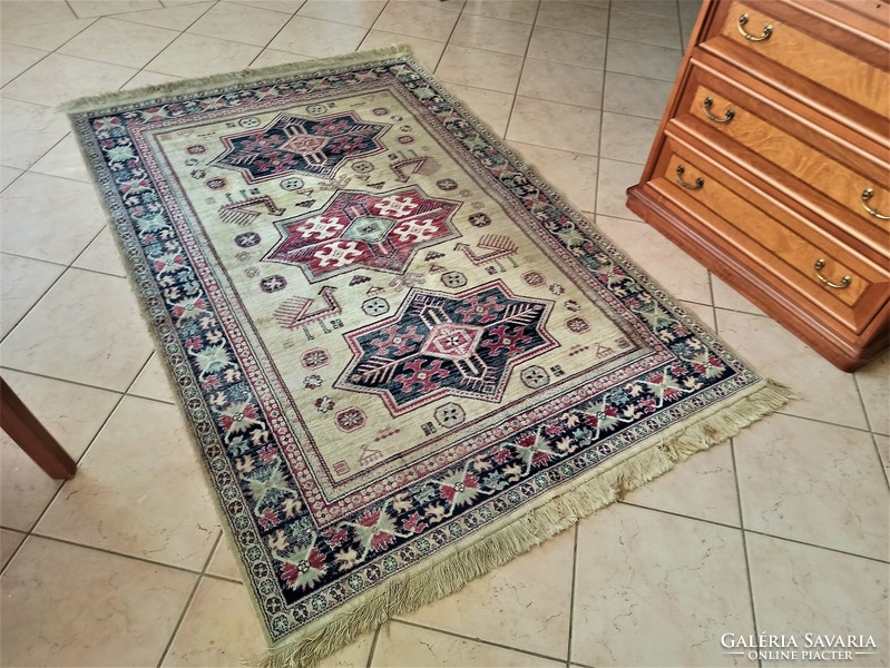 Caucasian carpet with animal depictions - 115x180 cm