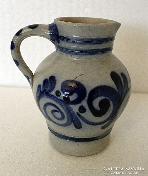 Old German salt-glazed jug