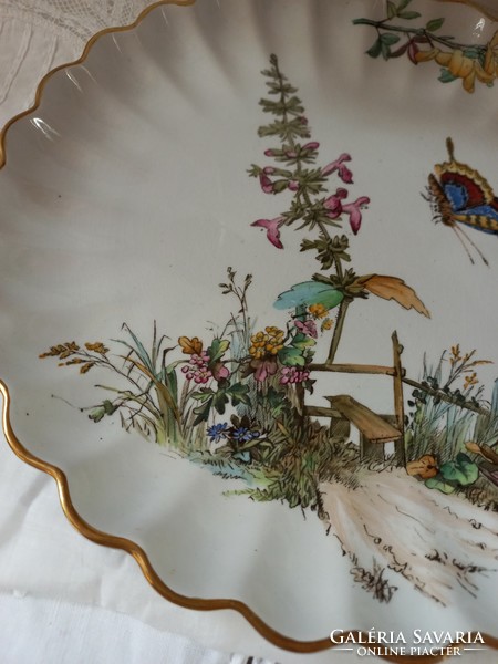 Copeland spode butterfly porcelain plate