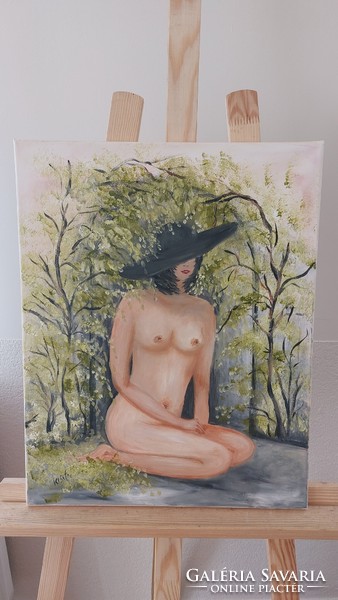 (K) nude painting 40x50 cm