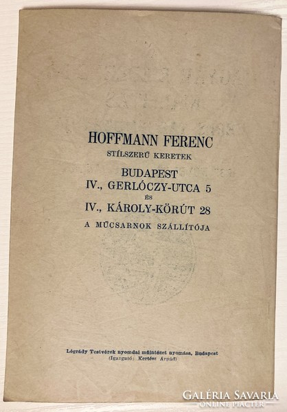 Pictorial index of the Hungarian Biedermeier exhibition November 1937 - January 1938