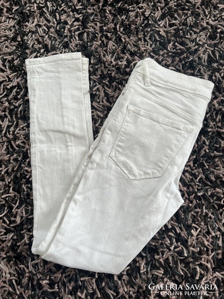 River island white trousers size S