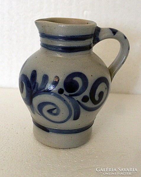 Old German salt-glazed jug