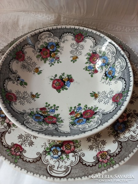 William smith & co (1825-1855) antique English porcelain trio
