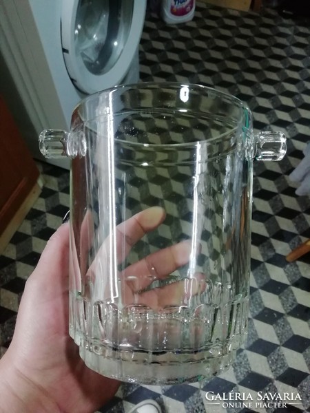 Antique glass icebox in perfect condition