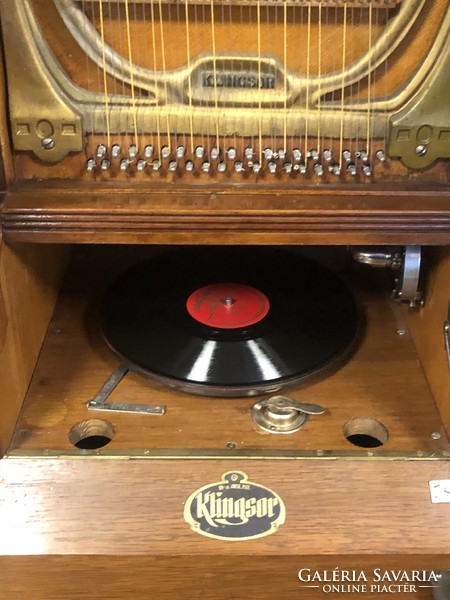 KLINGSOR Phonograph, Gramophon, lemezjátszó