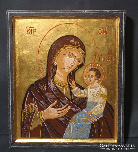 Mother of God Hodegetria - icon copy - mother of God and Jesus
