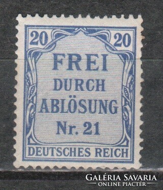 Postatiszta Reich 0092 Mi Hivatalos 5     1,00 Euró