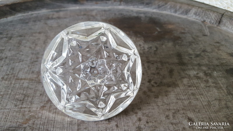 Crystal ring holder with metal frame, jewelry holder