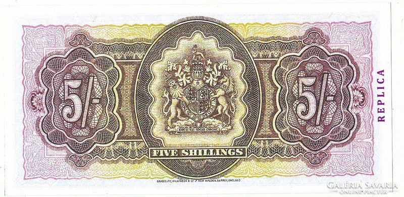 Bermuda 5 Bermudai shilling 1952 REPLIKA