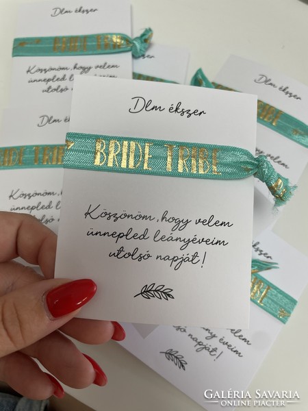 Bachelorette party ribbon bracelets - price/pc